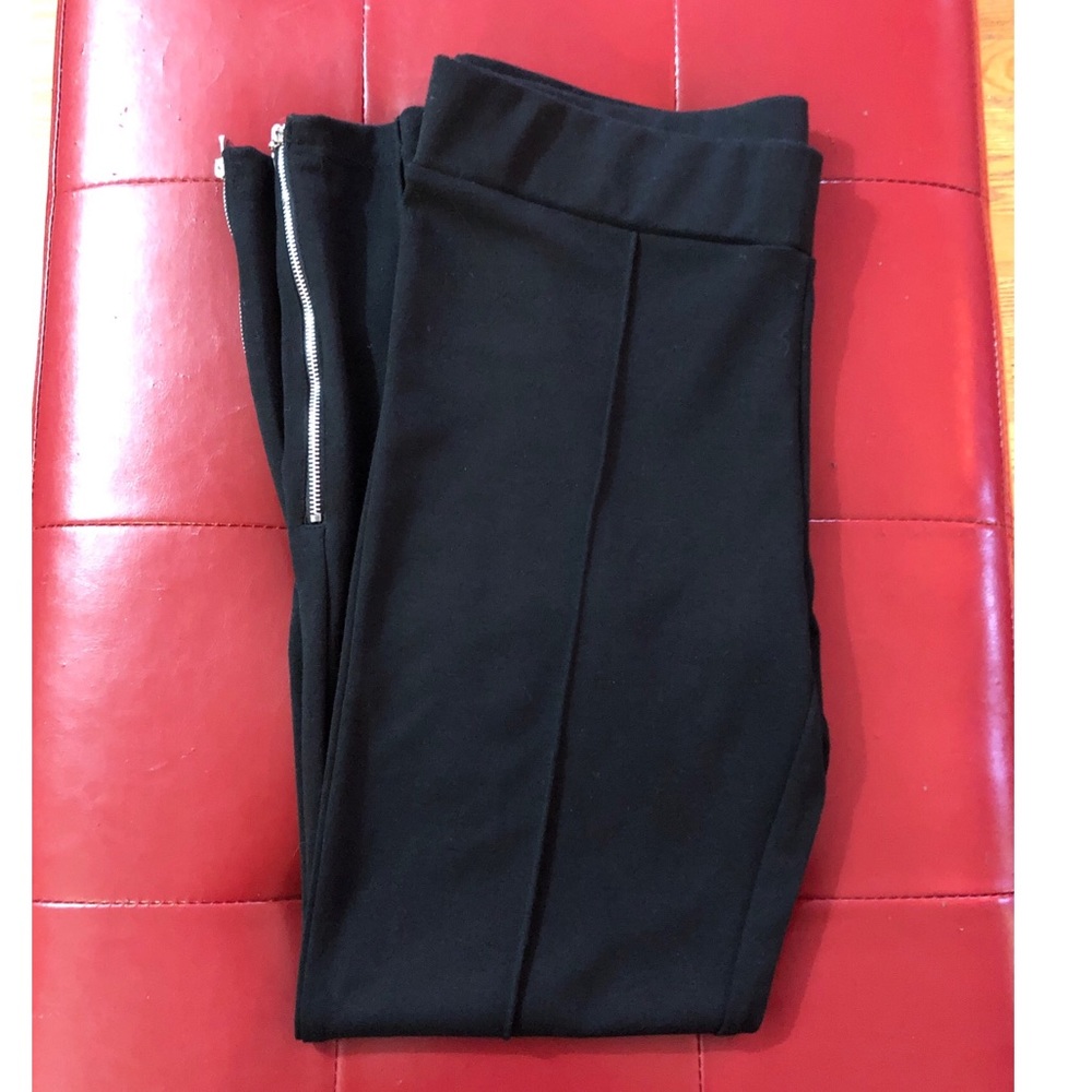 Black leggings w/ zippers